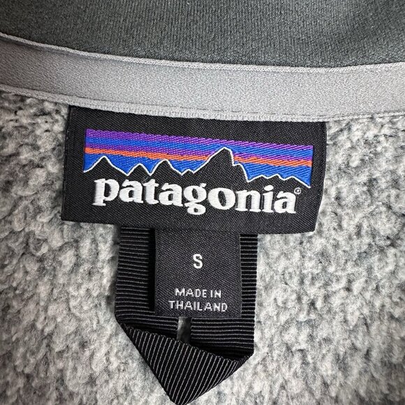Patagonia Better Sweater Nickel Forge Grey 1/4 Zip Pullover Mens Size Small - Picture 3 of 11
